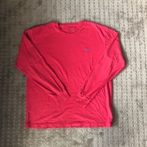Red Polo long sleeve M